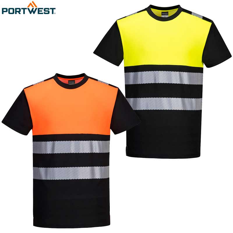 PW3 Warnschutz T-Shirt Cotton Comfort 2-farbig