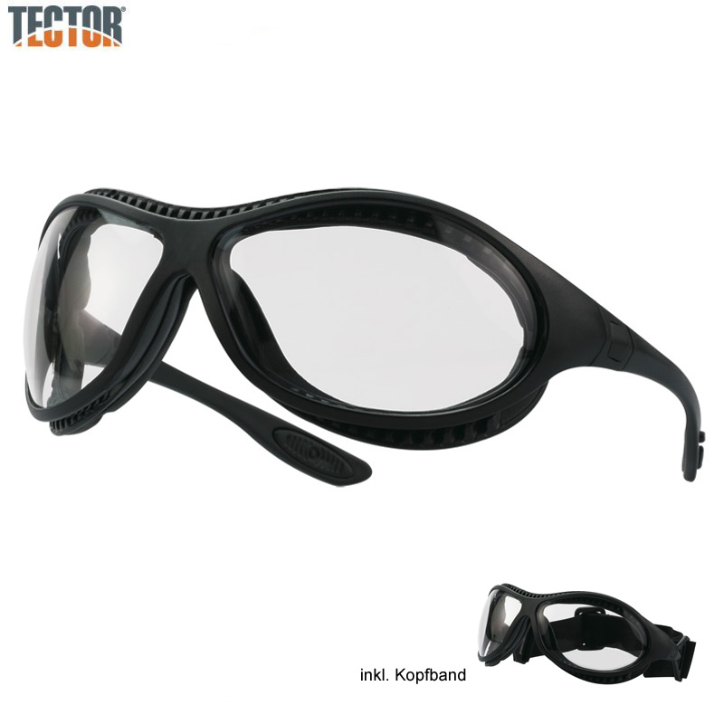 Tector Schutzbrille "Miner" klar