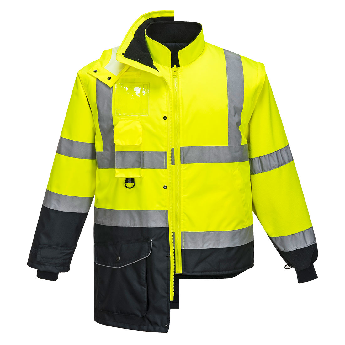 Warnschutz Winterjacke 7in1