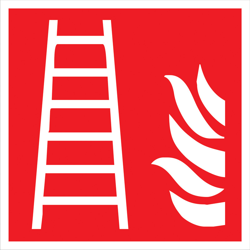 Brandschutzleiter Feuerleiter / Fire ladder