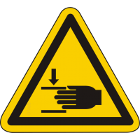 Warnzeichen Handverletzungen