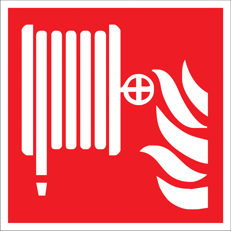 Brandschutzzeichen Löschschlauch/Fire hose reel