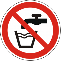 Verbotszeichen Kein Trinkwassser
